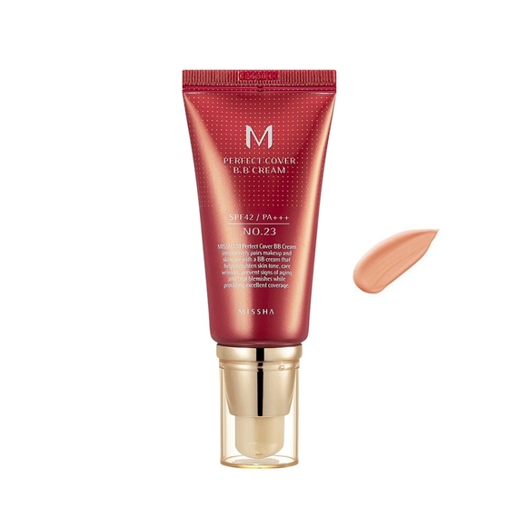Missha Perfect Cover BB Cream Natural Beige SPF 42 - Picture 3 of 4